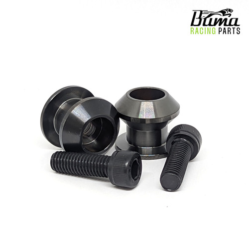 Edelstahl motorrad bobbins - 2x,